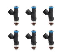 6pcs Car Fuel Injector Nozzles Compatible for Ford Ranger 2005~2010 Explorer Sport Trac 2007~2010 Mustang 2005~2010 OEM 0280158055 Replacement Of fuel injectors set of 6