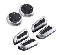6Pcs Car Seat Adjustable Knob Button Switch Covers Compatible with For A3 For A4 For A4L B8 A5 For A6 Q3 Q5 Q5L Replacement Parts with Stable Performance