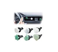 6PCS Car Vent Clips - Car Vent Accessories,Moon Heart Star Gemstone CarVent Clips,Natural Crystal Stone Essential Oil Diffuser Decorative,Automotive Accessories for Cars Air Freshener Interior Use