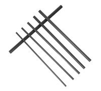 6pcs Carbon Fibre Fishing Rod Repair Kit with Solid Rods | Portable Field Solution for Broken Sections, Six Joint Sizes, Baitcasting Equipment, Quick Restoration during Outdoor Trips