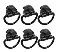 6PCS Cargo D-Hooks Compatible with 2015-2023 Ford Transit 150 250 350 Rear Cargo Tie Down Hook Replace BK21V550A74AD,V550A74-AD