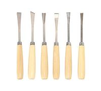6pcs Carving Tool Kit Semicircle Wood Carving Hand Chisel Tool Set Woodworking Gouges Prcatical Carving Cutter Precise Carving Chisel