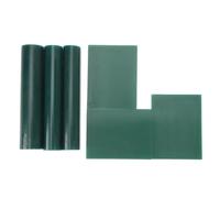 6PCS Carving Wax Ring Tube and Sheet Set, Hard Jewelry Modeling Wax for Ring Casting Molding, Green Multifunctional Wax Blocks with 3 Sheets and 3 Tubes for Jewelry