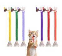 6Pcs Cat Catnip Toys for Indoor Kitten Cat, Scratch Interactive Cat Toy with Catnip, Cotton Rope Silvervine Chew Toys, Cleaning Teeth Stick Cat Dental Care, Cat Kicker Toys for All Age& Breeds