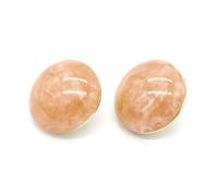 6Pcs Cat-Eyes Metal Shank Buttons 11-25mm for Women Coat Jacket Bags,Pink,15mm