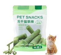 6Pcs Cat Grass Teething Stick for Indoor Cats,Nat/ural Cat Dental Treats & Teeth Cleaning Chew Sticks,Catnip Sti/cks T/oy for Hairball Removal and Molar Care,C/at Chew Stic/ks for Dental Health
