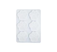 6pcs Cat Paw Silicone Mold Fondant Cake Mold for Chocolate Candy Soap Making Holiday Baking Tools