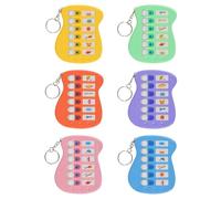 6PCS Checklist Planner Boards for Students, Home, Six Colors