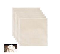 6Pcs Cheese Cloth, 50 x 50 cm Muslin Cloths for Cooking, Cheese Cloths for Straining, Muslin Cloth, for Straining for Filtering Juice Cheese Tea Coffee (Reusable, Washable)