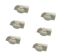 6Pcs Chicken Head Knobs Effects Pedal Amplifier Knobs Guitar Volumes Control Tone Knobs Guitar Replacement Parts