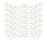 6pcs Christmas Face Freckles Stickers, Waterproof Temporary Festive Face Tattoos with Holiday Designs Fake Freckles Makeup Accessories for Xmas Party (Christmas Ball Style)