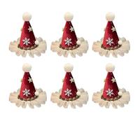 6PCS Christmas Hair Clips Comfortable Xmas Tree Hairclips Cute Christmas Hair Accessories for Women Girls