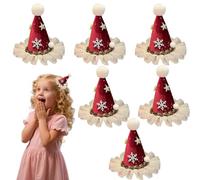 6PCS Christmas Hair Clips, Comfortable Xmas Tree Hairclips, Cute Christmas Hair Accessories for Women and Girls Clips for Women
