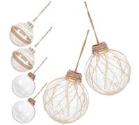 6pcs Christmas Hanging Balls Pet Shatterproof Ball Ornaments for Tree
