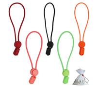 6pcs Clay Bag Ties, Adjustable Elastic Pottery Clay Bag Ties Ceramic Tool Strap Craft Studio Supplies Accessories Closure and Organization for Sculpting Enthusiasts Artists (6 Colors)