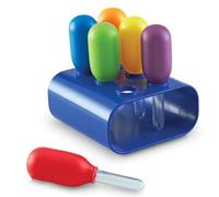 6Pcs Colorful Eyedropper Toddler Sensory Accessories Educational Toy Science Experiment Large Droppers For Kid Ages 3+ Colorful Teaching Tool