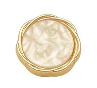 6Pcs Colorful Metal Coat Buttons 19mm