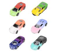 6Pcs Colour Changing Cars, Hot Wheels Colour Reveal, Street Machines Colour Change Cars, Mini Car Toys Racing Car Playset, Water Activated Colour Changing Toy (Random Color) (6 pcs)
