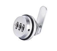 6pcs Combination Cabinet Lock Zinc Alloy Password Locks Security Home Automation Cam Lock for Mailbox Cabinet Door for Cabinet Deposit Box(Silver 30mm)