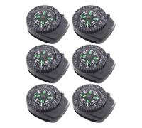 6PCS Compact Detachable Compass Wristband Multifunctional Wrist Compass