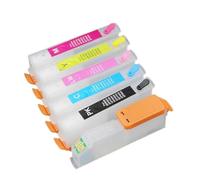 6pcs Compatible for Epson T2431 24XL 6-Pack Refillable Ink Cartridge for XP Series(Europe version 24)