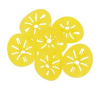 6pcs Cone Shaped Beehive One Way Door for Beekeepers, Pp Yellow