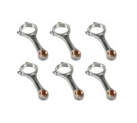 6Pcs Connecting Rods 059198401F Compatible With Audi A4 Q7 | Part Nos 059105401AE, 95510397510; Fits Audi A4 And Q7 3.0TDI