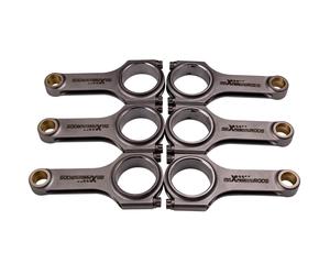 6PCS Connecting Rods for BMW S38 B35 B36 B38 M5 M6 Conrod Con Rod Bielle Pleuel