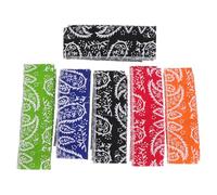 6pcs Cool Ice Towel Washable Hair Scarves Neck Wrap for Fitness | Multi Function Cooling Scarves, Breathable Polyester Cotton, Quick Drying Comfort for Exercise and Outdoor Use