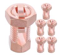 6pcs Copper Split Bolt Wire Connector Tj-16 for Grounding Copper Wires