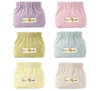 6PCS Corduroy Elastic Hair Tie Organizer, Shrapnel Portable Pouch Zero Wallet, Corduroy Elastic Storage Bags,Small Cosmetic Bag for Handbag (Pink Purple Green Blue Apricot Milky White)