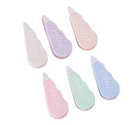 6Pcs Correction Tape Roller 4mx5mm Refillable White Out Correction Tape for Student Teacher Noting Writing Journaling Error Fixing Stationery