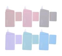 6pcs Correction Tape Side and Top Applicator Heads Refillable Design | Smooth Application Stretch-proof Elastic Tape Strip, Opaque White Plastic Shell, for Exam Papers and Office Documents