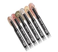 6Pcs Cream Eye Shadows Brightener Stick Makeup Set Matte Eyeshadow Pencil Lasting Highs Pigmented Eye Makeup Highlighter Eyeshadow Pen Set