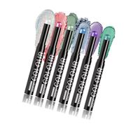 6Pcs Cream Eye Shadows Brightener Stick Makeup Set Shimmers Matte Eyeshadow Pencil Lasting Highs Pigmented Eye Makeup Pigmented