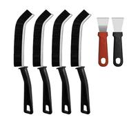 6Pcs Crevice Cleaning Brushes UK, Bathroom Tile Groove Gap Cleaning Brush, Premium Tool-Cleaning Scraper, Hard Bristle, Crevice Cleaning Tool for Narrow Corners in Kitchen Bathroom