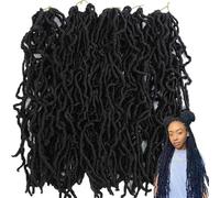 6Pcs Crochet Locs for Black Women 30 Inch Long Irregular Worm Soft Locs with Curly Ends Comfortable and Natrual Hair Extensions Soft