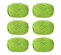 6Pcs Crochet Yarn Acrylic Soft 50g/Roll Knitting for Hand Knitting Weaving Bag Hat Clothes Craft Cotton