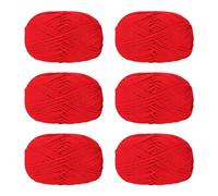 6Pcs Crochet Yarn Cotton Knitting for Hand Weaving Knitting Clothes Craft Bag Hat Sweater Craft