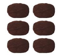 6Pcs Crochet Yarn Cotton Knitting for Hand Weaving Knitting Clothes Craft Bag Hat Sweater Craft Supplies