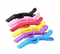 6PCS Crocodile Hair Clips, Professional Styling Sectioning Clamp for Thick with Nonslip Grip and Wide Teeth for Salon Home Use Women and Girls - (Multicolour)