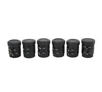 6pcs CS Mount Lens Kit 4mm to 25mm Focal Length 3MP Manual Aperture for Digital Camera
