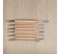6pcs Cylindrical Punch Chisel Set for Professional Metalworking and Craft Projects