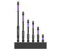 6PCS D1 Anti-Slip and Shock-Proof Bits with Phillips Screwdriver Bits, Magnetic Screwdriver Bit Set, Impact Screwdriver Driver Bits Set, Impact Driver Bit Set for Power Screwdriver Impact Drill