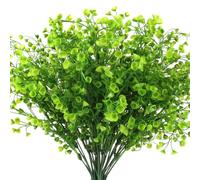 6PCS Decorative Artificial Plants,150 Golden Bell Willow Buds,Indoor Artificial Grass Plant, Bendable Plastic Grass Stems, Artificial Windows Box Decoration for Living Room Wedding Party Bedroom