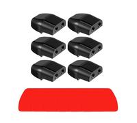 6Pcs Deer Whistles Wildlife Warning,Deer Whistles,Deer Whistles Wildlife Warning,Self-adhesive Deer Whistle For Car Bumper,Deer Alarm Road Safety Horn Device For Cars,Vehicles,Motorcycles,Black