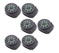 6pcs Detachable Wristband Compasses Light Weight Removable Compasses For Outdoor Activity Travel Companions