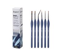 6pcs Detail Thin Paint Brush Set Artist Paint Brushes for Acrylic Oil Painting Watercolor Beginner Student Amateur Painters Miniature Brush Kit Professional Various Pointed Tip Artist Paint Brushes