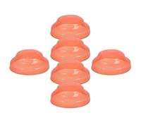 6pcs Detector Protective Cover Red Case ABS 3.94x1.5 Inch | False Alarm Prevention, Fits Multiple Detector Models, Easy Installation, Extends Alarm Life Cycle