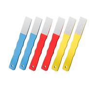 6Pcs Diamond Sharpening Hones Set, 220Grits/400Grits/600Grits Sharpening Tools Hand File Knife Set for Outdoor Kitchen Gardening